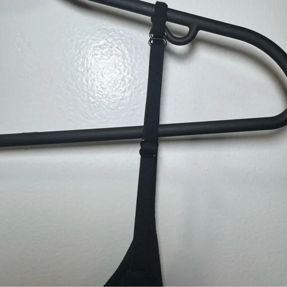 Skims Black Ribbed Slip Dress – Size L – Like New - Picture 6 of 8